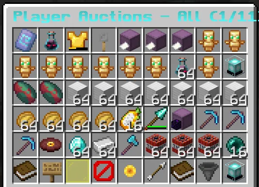 Auction House GUI