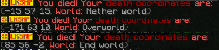 Death Coordinates